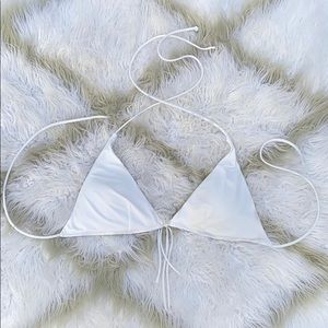 Victoria Secret White Bikini Top